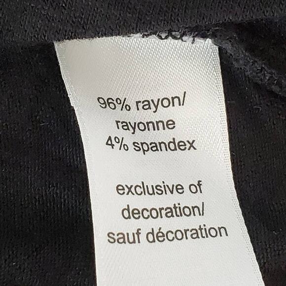 Maurices Black Floral Embroidered Cold Shoulder Spaghetti Strap Top Small - Picture 5 of 7